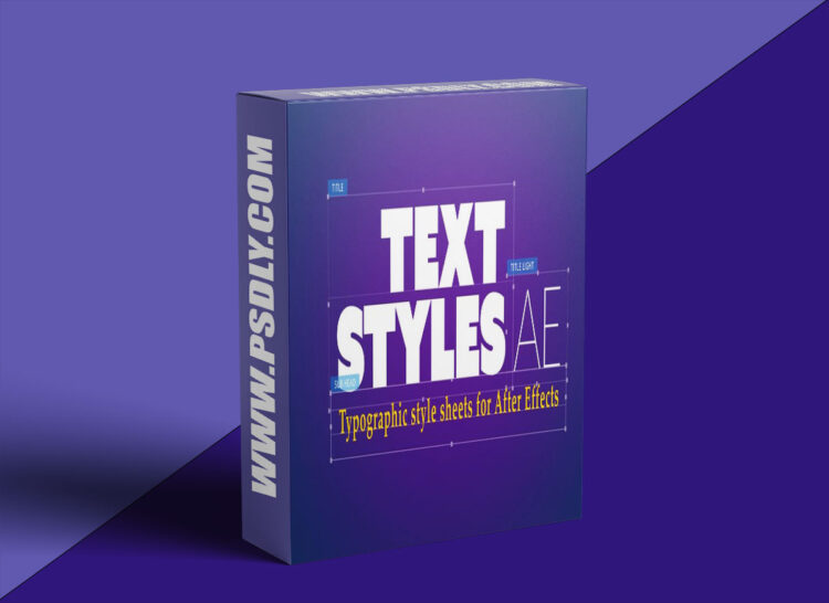 Aescripts - Text Styles AE v1.0 1 Aescripts Text Styles AE v1.0