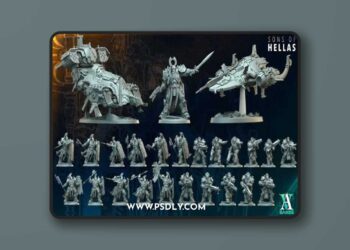 Archvillain Games – SciFi Sons of Hellas July 2026 – 3D Print Model STL