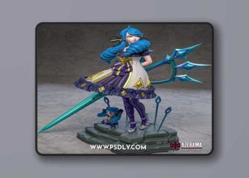 Azerama – Gwen League Of Legends – 3D Print Model STL
