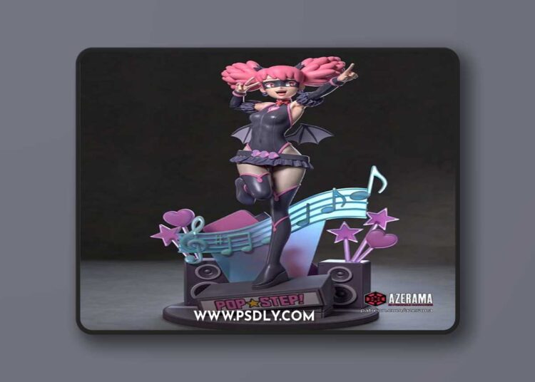Azerama – My Hero Academy – Pop Step – 3D Print Model STL 1 Azerama – My Hero Academy – Pop Step – 3D Print Model STL