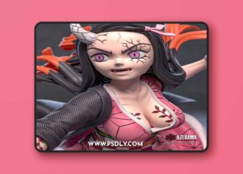 Azerama – Nezuko Demon – 3D Print Model STL