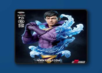 B3DSERK – Wonder Twin Zan Bust Portrait – 3D Print Model STL