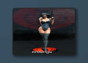 Baroness Gi Joe NUDE Version – 3D STL Print Model