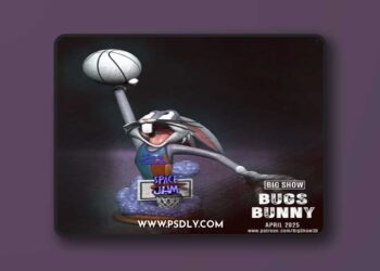 Big Show – Bugs Bunny Bust – 3D Print Model STL