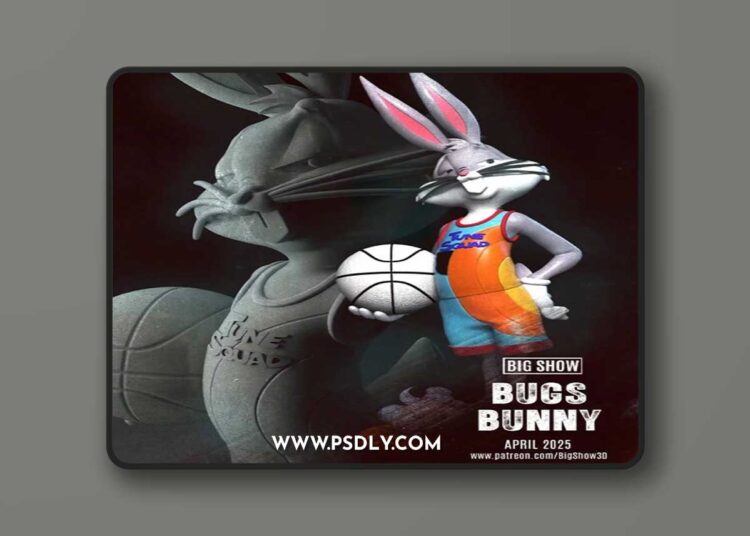 Big Show – Bugs Bunny Sculpture – 3D Print Model STL 1 Big Show – Bugs Bunny Sculpture – 3D Print Model STL