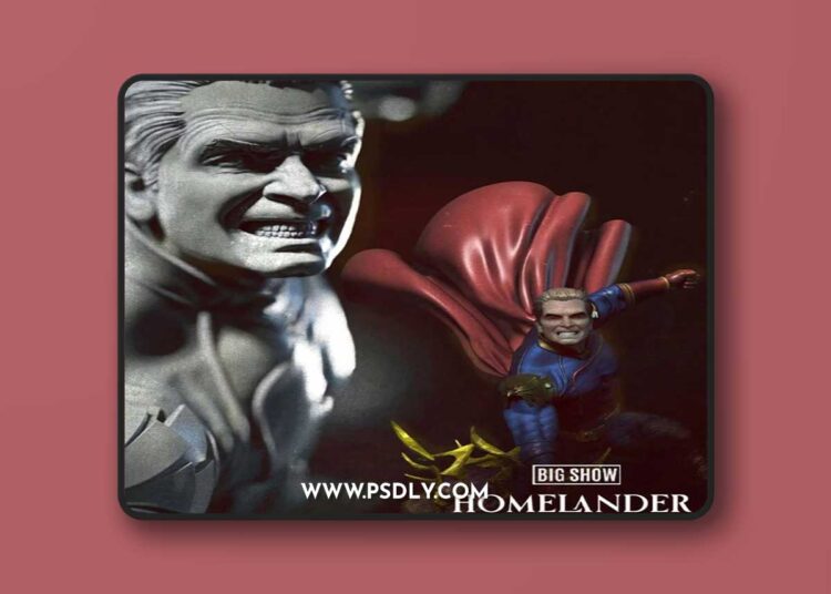 Big Show – Homelander Sculpture – 3D Print Model STL 1 Big Show – Homelander Sculpture – 3D Print Model STL