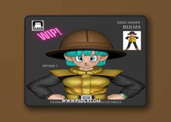 Black Tower Collectibles – Bulma Namek – 3D Print Model STL