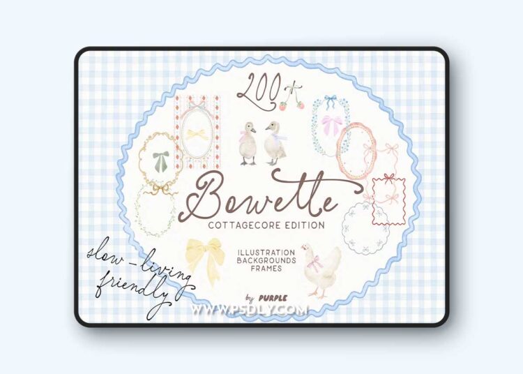 Bowette - Whimsical Frames & Papers PNG 291459003 1 Bowette Whimsical Frames Papers PNG 291459003