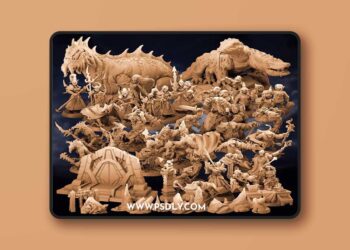 Broken Anvil Miniatures November 2021 – 3D Print Model STL