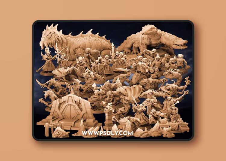 Broken Anvil Miniatures November 2021 – 3D Print Model STL 1 Broken Anvil Miniatures November 2021 – 3D Print Model STL