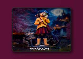 CA 3D Studios – Coraline – 3D Print Model STL