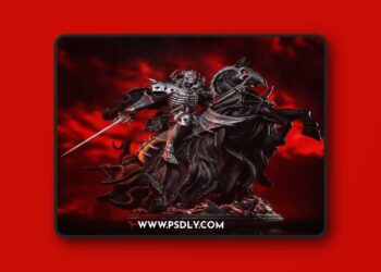 CA 3D Studios – Skull Knight – 3D Print Model STL