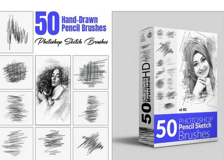CM - Hand-Drawn Pencil Brushes 291440239 1 CM Hand Drawn Pencil Brushes 291440239
