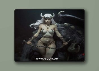 Ca 3d Studios – Demon Queen – 3D Print Model STL