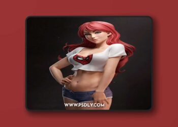Ca 3d Studios – Mary Jane – 3D Print Model STL
