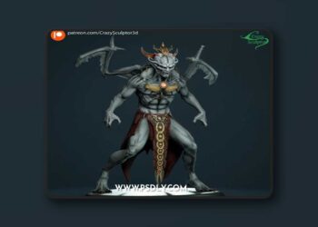 Crazy Sculptor – Vampire Lord from Skyrim – 3D Print Model STL