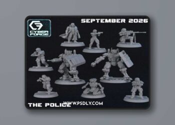 Cyber Forge Miniatures September 2026 – 3D Print Model STL