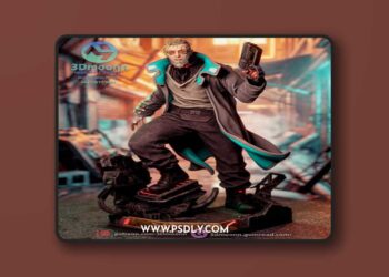 Cyberpunk Edgerunners – Weak Kingsley – 3D STL Print Model