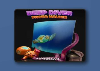 Deep Diver Photo Holder – 3D Print Model