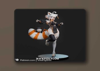Deme Vtuber Figure – 3D STL Print Model