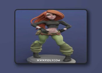 Dinamuuu3D Kim Possible – 3D Print Model STL