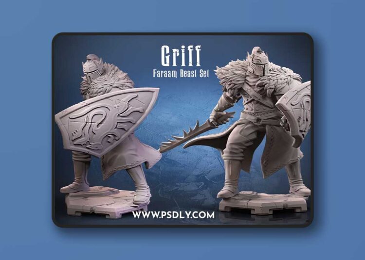 Dragun Studios – Griff the Knight – Faraam Beast Set – 3D Print Model 1 Dragun Studios – Griff the Knight – Faraam Beast Set – 3D Print Model