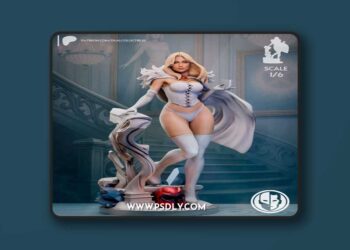 Dual Collectibles – Emma Frost – 3D Print Model STL