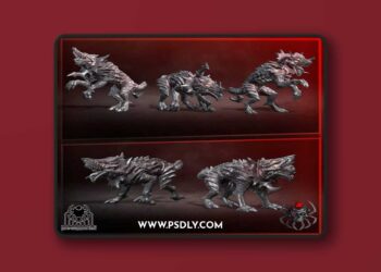 Eight Legs Miniatures April 2026 – 3D Print Model STL