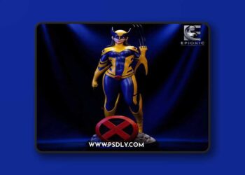 Epionic Figures – Wolverine Lady – 3D Print Model STL