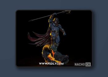 Fan Art – Skeletor II standalone Statue – 3D Print Model STL