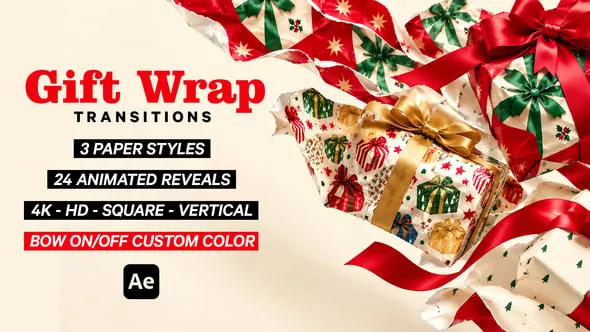 Videohive - Gift Wrap Paper Transitions for After Effects – 24 Animated Reveals Gift wrap paper transitions - 65596733 1 Gift Wrap Paper Transitions for After Effects – 24 Animated Reveals Gift wrap paper transitions