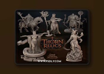 Great Grimoire – June 2026 – Thorn Relics – 3D Print Model
