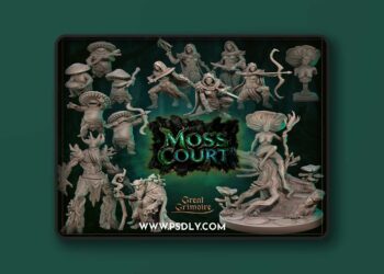 Great Grimoire – May 2026 – Moss Court – 3D Print Model