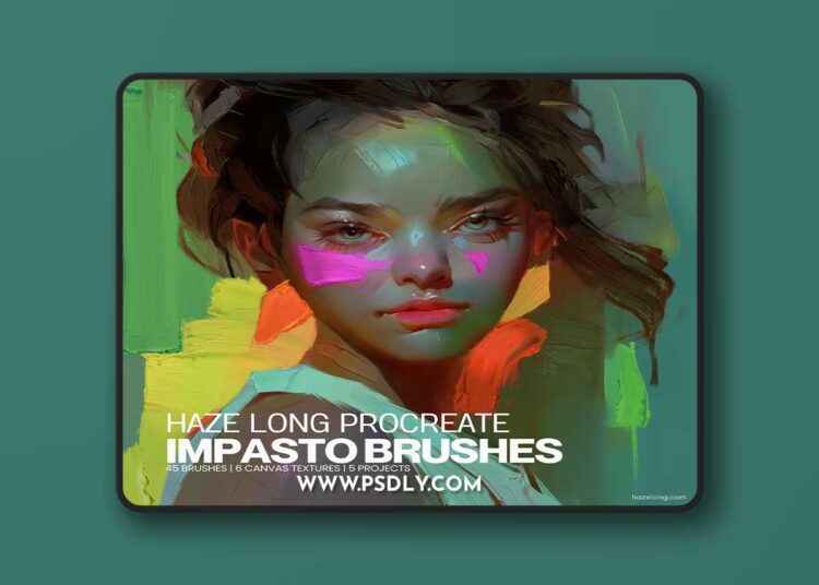 Gumroad - Hazelong Procreate Impasto Brushes 1 Gumroad Hazelong Procreate Impasto Brushes