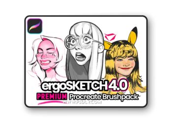 Gumroad ergoSKETCH 4.0 Procreate Brushset