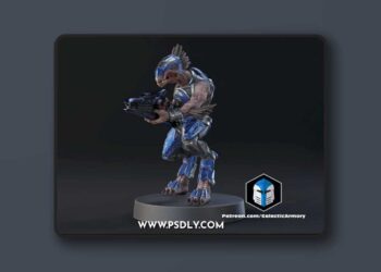 Halo Jackal Miniature – 3D Print Model
