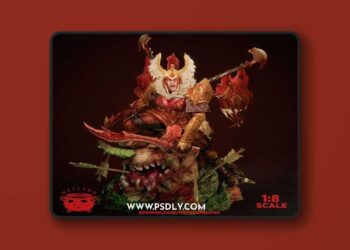 Hellson Figures – Legion Commander – Blades of Voth Domosh – 3D Print Model STL