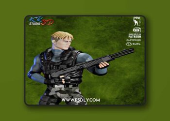KR3D Studio – Dylan – Dino Crisis 2 – 3D Print Model STL