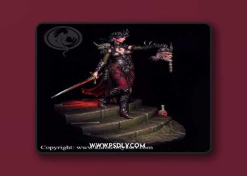 Karol Rudyk Art – Seraphine – 3D Print Model STL