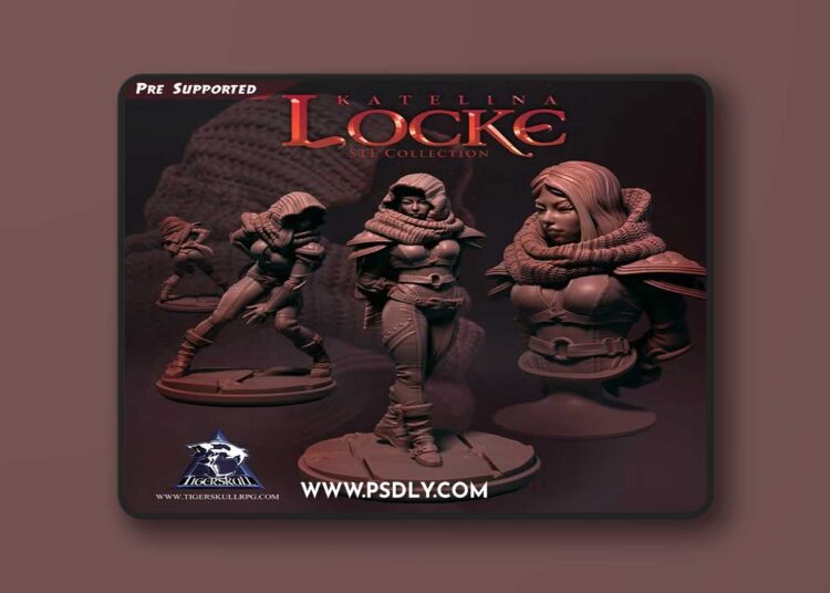 Katelina Locke – 3D Print Model STL 1 Katelina Locke – 3D Print Model STL