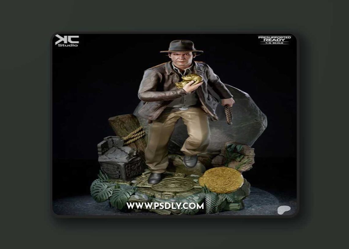 KcStudio – Indiana Jones Fanart – 3D Print Model STL