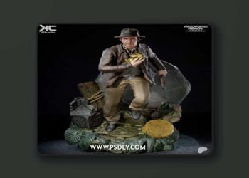 KcStudio – Indiana Jones Fanart – 3D Print Model STL