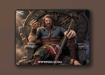 KcStudio – Tyr – God of War Fanart – 3D Print Model STL