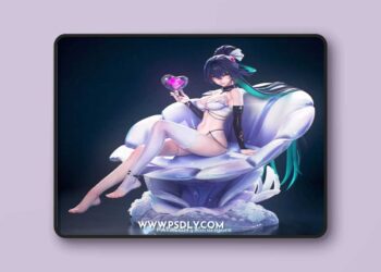 Kuru Figure – NIKKE – Little Mermaid – 3D Print Model STL