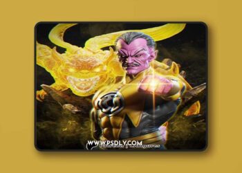 L.A. Figures – Sinestro – DC – 3D Print Model STL