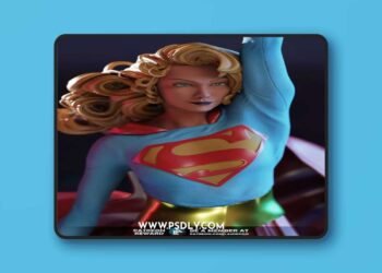 LA3Design – SuperGirl Woman of Tomorrow Fan Art – 3D Print Model STL