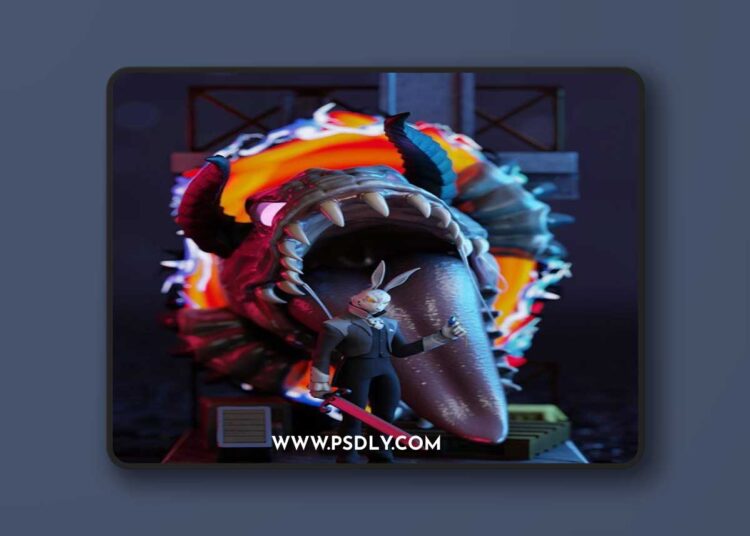 LA3Design – The Rabbit – Devil May Cry – 3D Print Model STL 1 LA3Design – The Rabbit – Devil May Cry – 3D Print Model STL