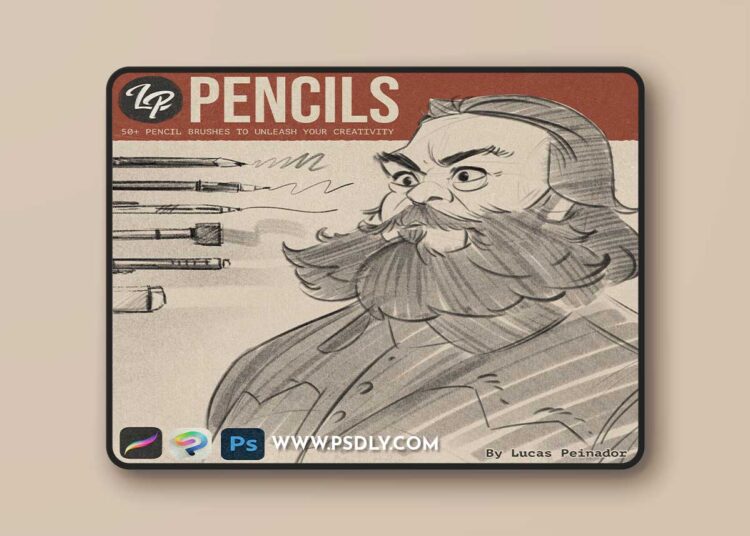 Lucas Peinador – LP Pencil Brushes 1 Lucas Peinador – LP Pencil Brushes