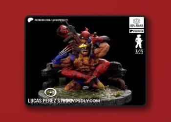 Lucas Perez – Deadpool vs Wolverine – Marvel Comics – 3D Print Model STL