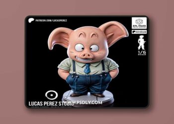 Lucas Perez – Oolong – Dragon Ball Z – 3D Print Model STL